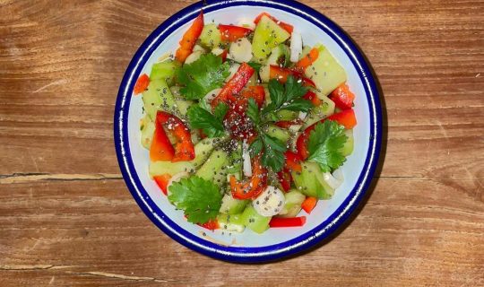 Sichuan cucumber salad