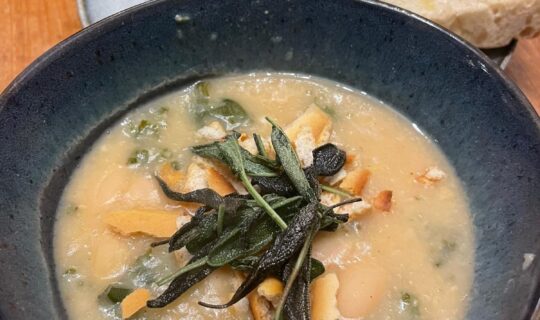 white bean winter vegan soup